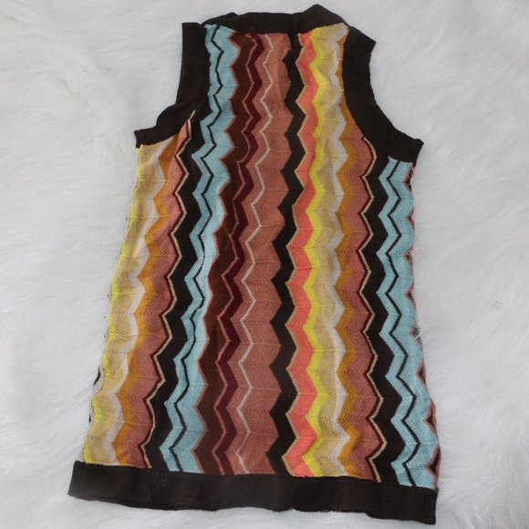 Missoni by Target Baby Sweater Vest - Classic Multicolor Zigzag - Size 18M - Picture 2 of 9
